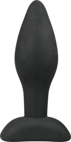 Kleine zwarte siliconen buttplug