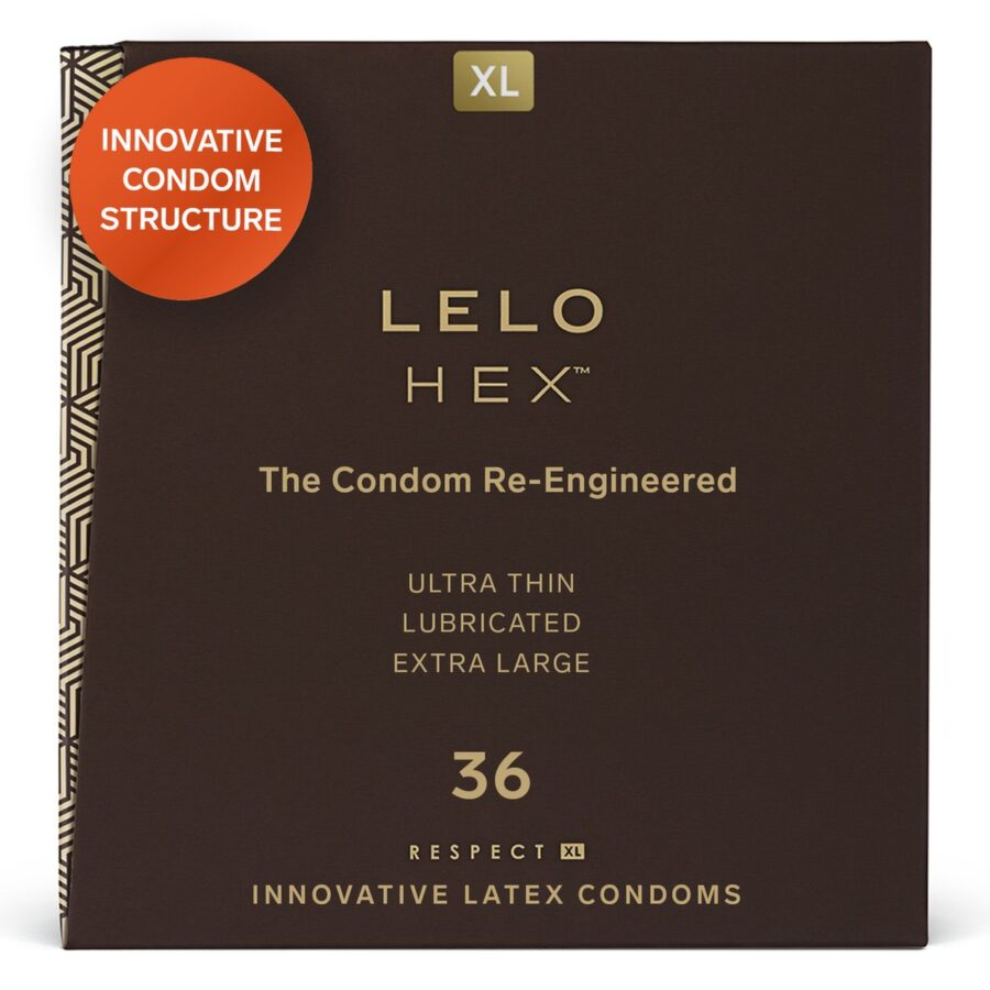 LELO HEX Respect XL condooms 58 mm 36 stuks