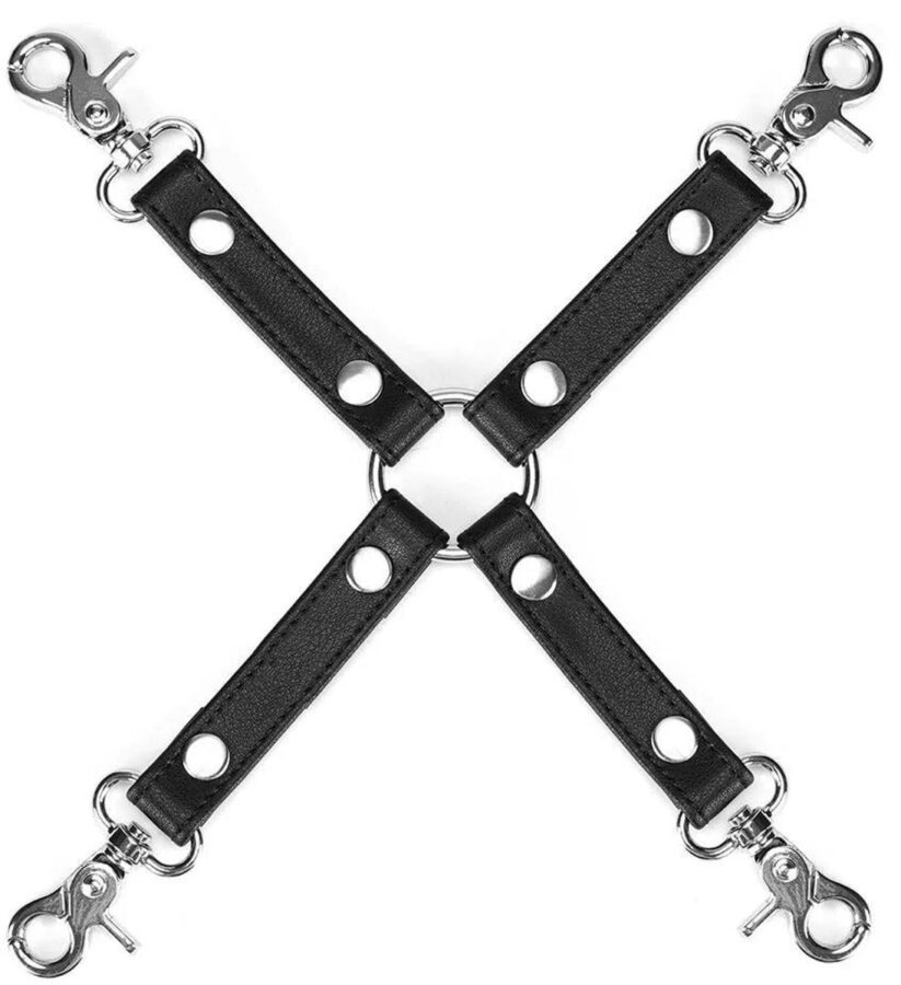 Liebe Seele Black Bond hogtie connector bonded leer