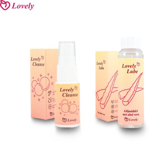 Lovely Lube 240 ml en Lovely Cleanse toycleaner 20 ml set
