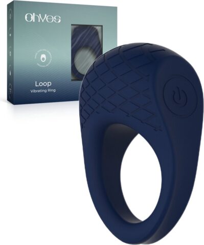 OHYES Loop vibrerende cockring Night Blue