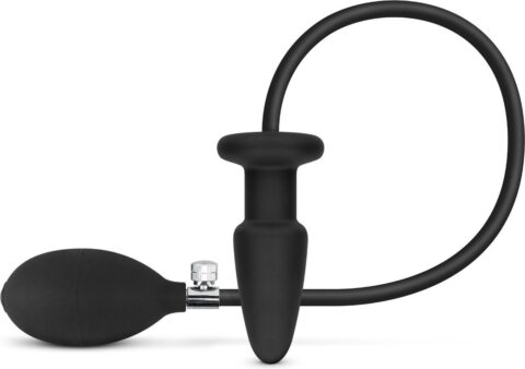 Opblaasbare anaal plug zwart