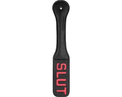 Ouch leren paddle met SLUT-uitsnede