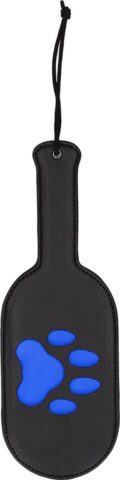 Ouch! Puppy Play poot paddle zwart/blauw
