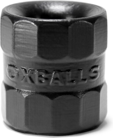 Oxballs brede siliconen ballstretcher zwart