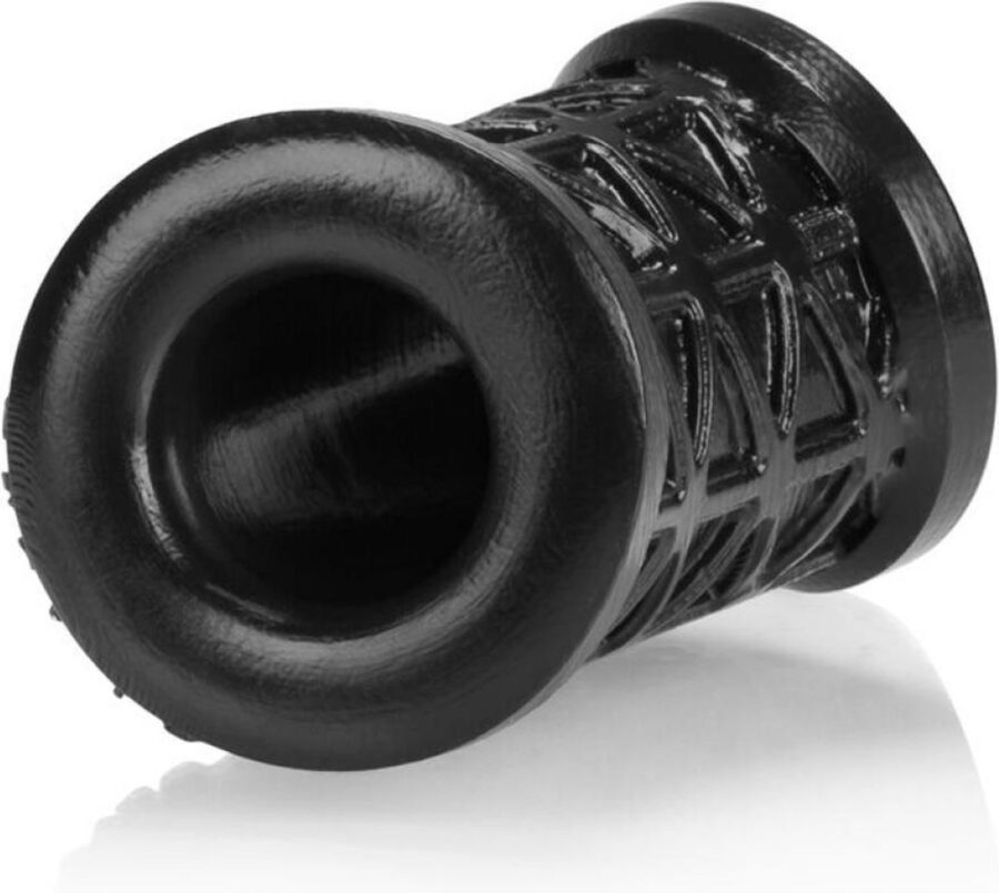 Oxballs extra lange gebogen ballstretcher zwart