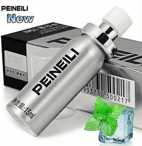 Peineili delay spray 15 ml met flexibele cockring
