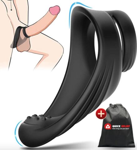 Quick Relief Perineum Teaser cockring met perineumstimulatie