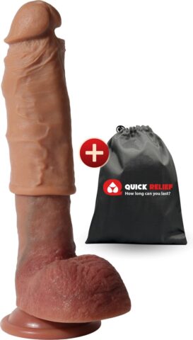 Quick Relief Sleeve Enlarger penis sleeve beige