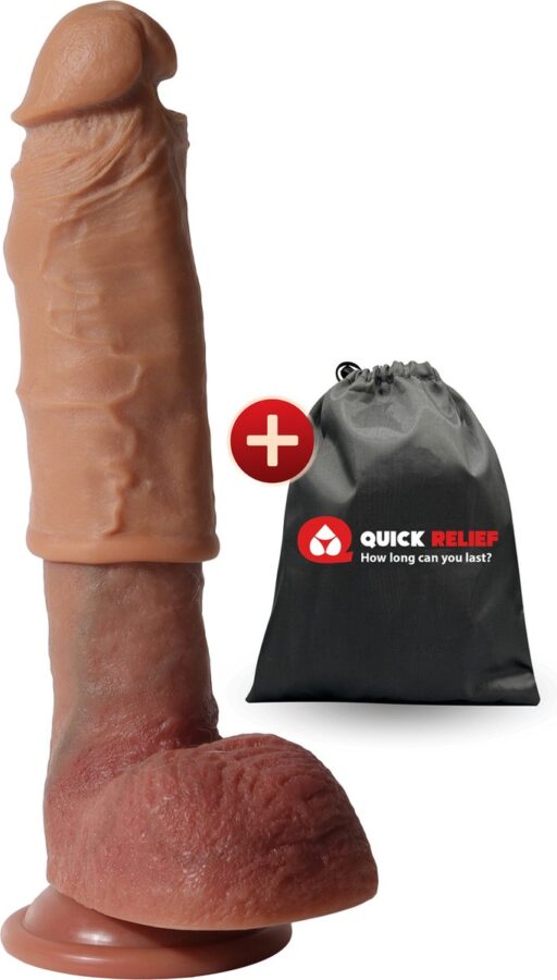 Quick Relief Sleeve Enlarger penis sleeve beige