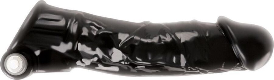 Renegade Manaconda penis extensie met vibrerend ei zwart