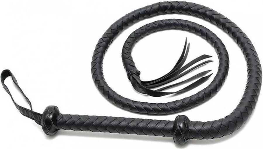 Rimba Arabische bullwhip 150 cm zwart