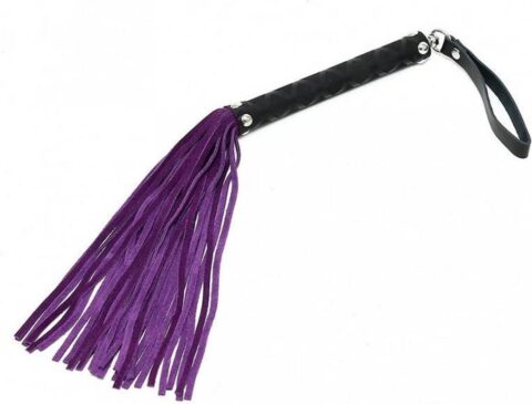 Rimba kleine suède flogger met 38 strengen