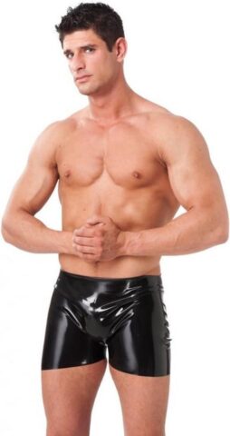 Rimba latex boxershort zwart heren