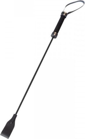 Rimba leren rijzweep met flap 70 cm