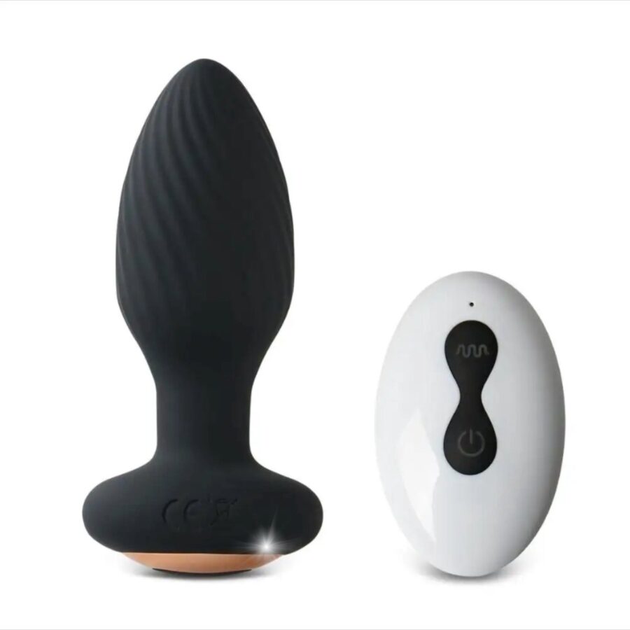 Roterende anaal vibrator 360 graden met afstandsbediening