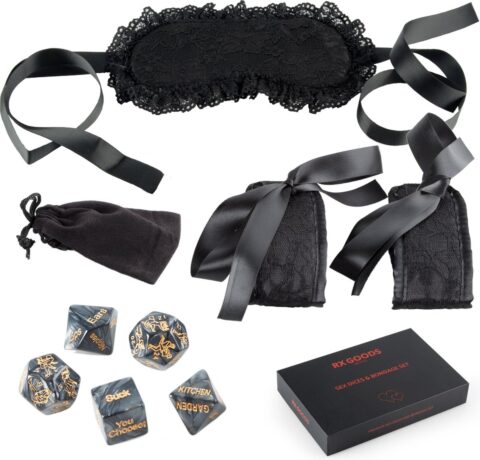 RX Goods erotische dobbelstenen set met bondage