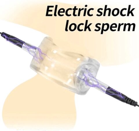 Scrotum electro shock set met afstandsbediening