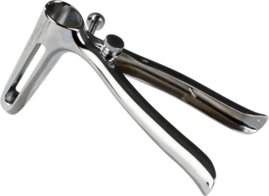 Seven Creations anaal speculum RVS met 2 lepels