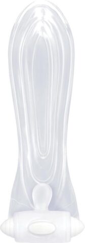 Sextenders vibrerende penis sleeve Contoured transparant
