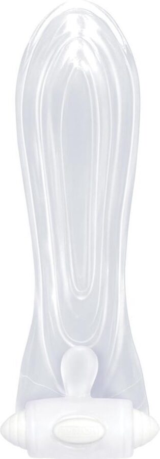 Sextenders vibrerende penis sleeve Contoured transparant