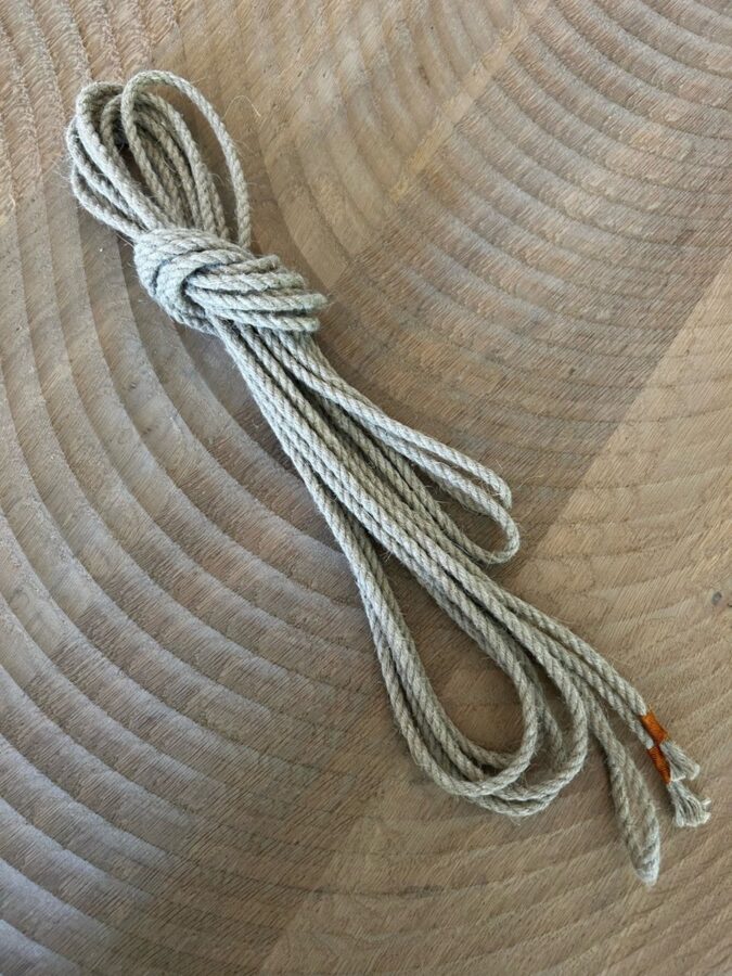 Shibari bondagetouw hennep 6 mm, 8 meter