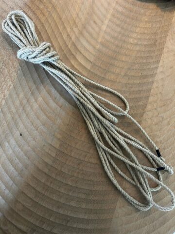 Shibari bondagetouw hennep 10 meter 6 mm