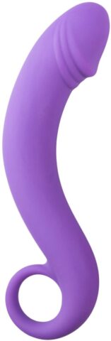 Siliconen prostaat dildo paars
