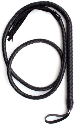 Smart Moves bullwhip single tail PVC 200 cm zwart