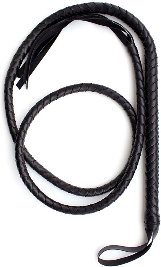Smart Moves bullwhip single tail PVC 200 cm zwart