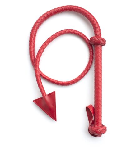 Smart Moves lange zweep devil staart rood 140 cm
