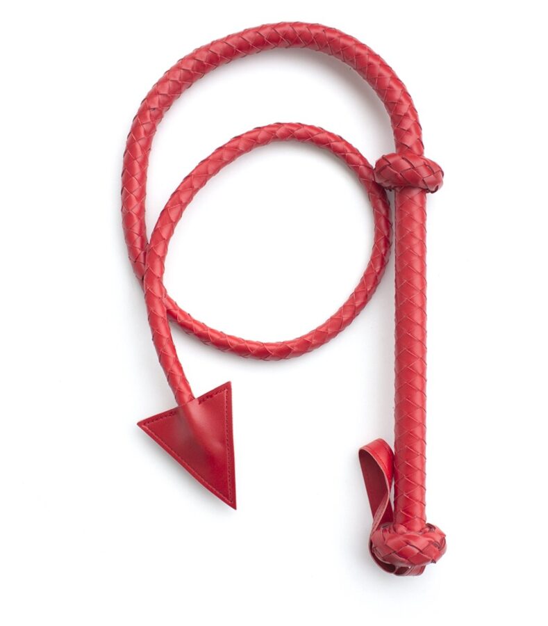 Smart Moves lange zweep devil staart rood 140 cm