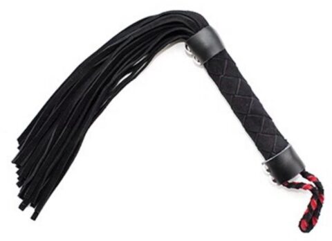 Smart Moves suede leren flogger zwart 38 cm