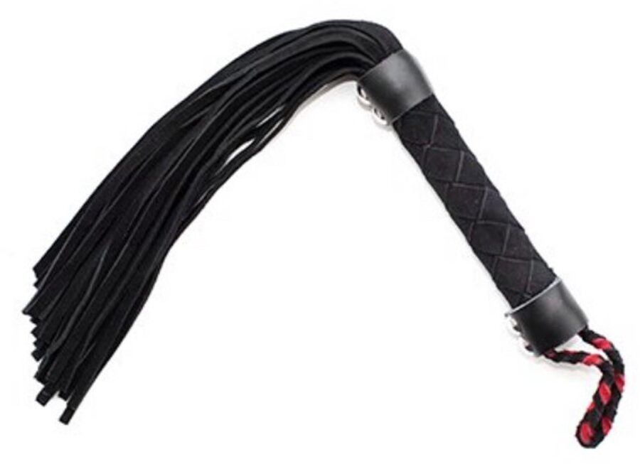 Smart Moves suede leren flogger zwart 38 cm