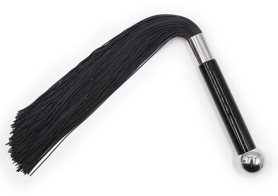 Smart Moves siliconen flogger zwart 40 cm