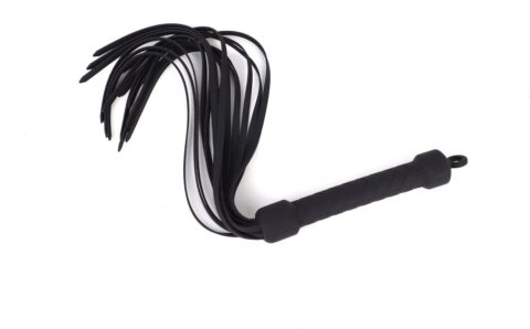 Smart Moves siliconen flogger zwart 45 cm
