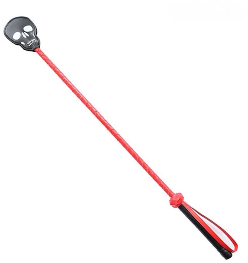 Smart Moves skull rijzweep rood 150 cm