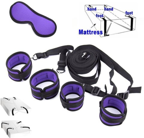 Solidchoice bondage set met hand- en voetboeien