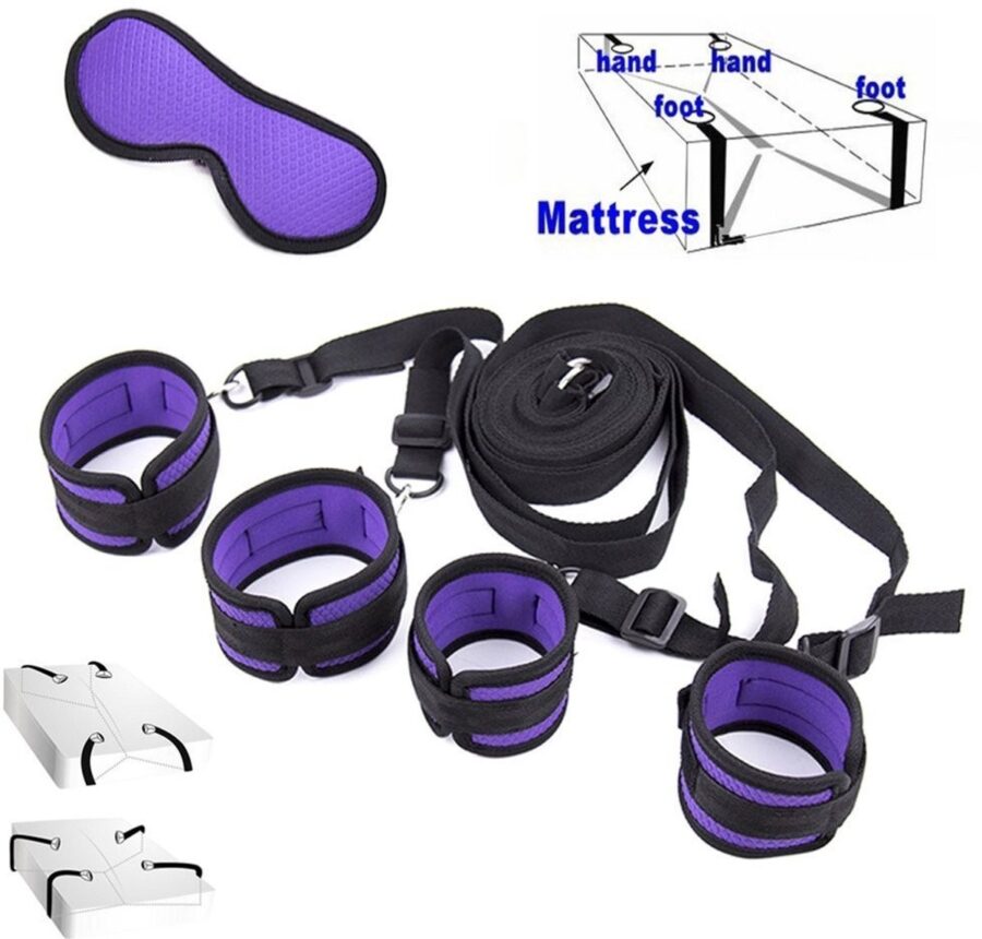 Solidchoice bondage set met hand- en voetboeien