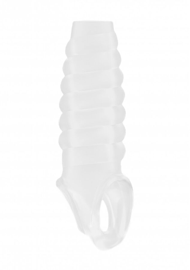 Sono No.21 penis sleeve met balriem transparant