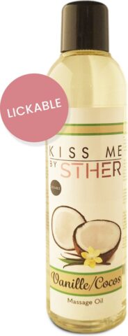Sther 2-in-1 massageolie en glijmiddel cocos en vanille 250 ml