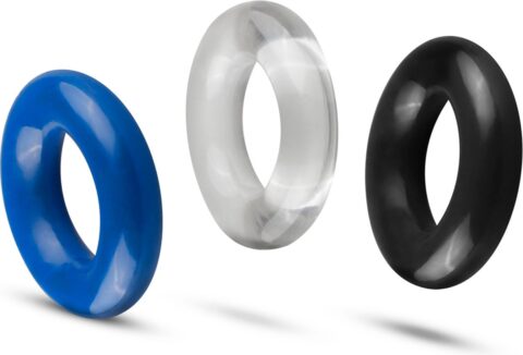 Stretchy cockring set 3 rekbare ringen