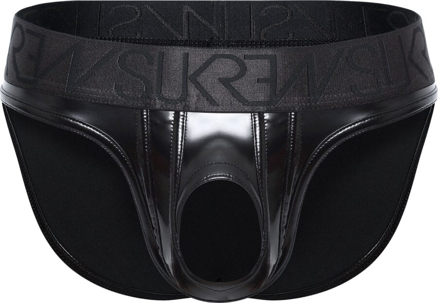 SUKREW Fetish Wet Look U-Style Brief zwart