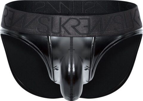 SUKREW Fetish Wet Look Classic Brief zwart