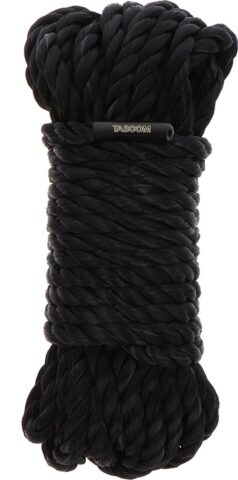 Taboom bondage touw zwart 10 meter 7 mm