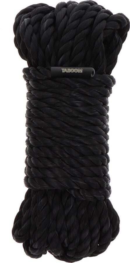 Taboom bondage touw zwart 10 meter 7 mm