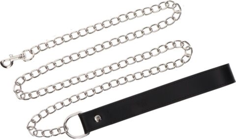 Taboom halsband met kettinglijn zwart