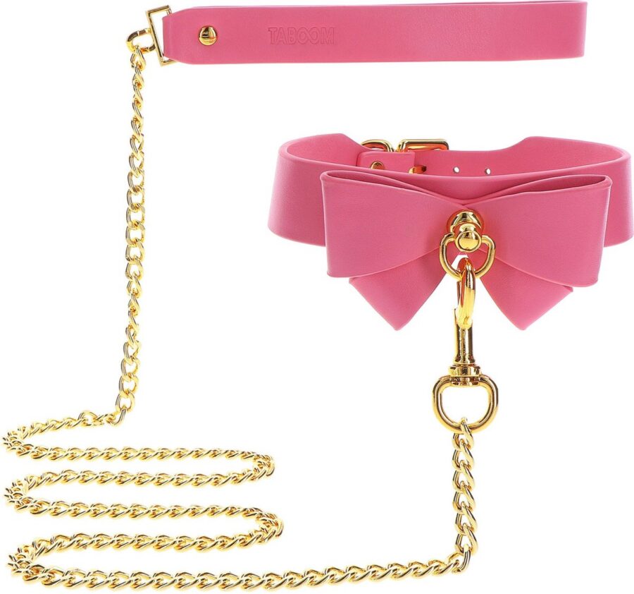 Taboom Malibu halsband met lijn roze