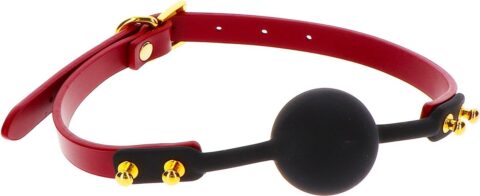 Taboom siliconen ball gag rood