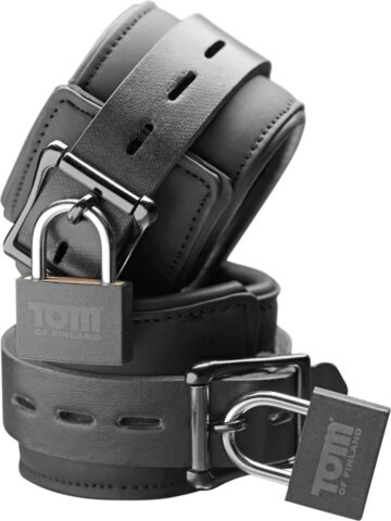 Tom of Finland neopreen handboeien met slot
